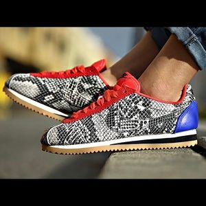nike cortez leather premium python pack